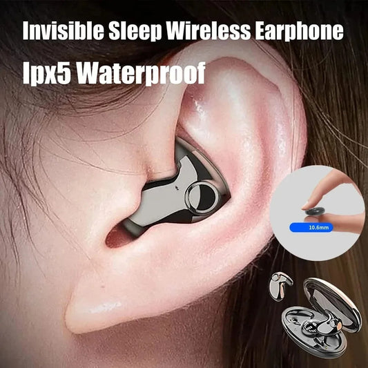 Invisible Ergonomic Earbuds Hidden Headphones Thin Comfortable Wireless Headset
