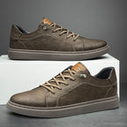 Italian Genuine Leather Oxford-Classic Slip-On Men's Casual Shoes