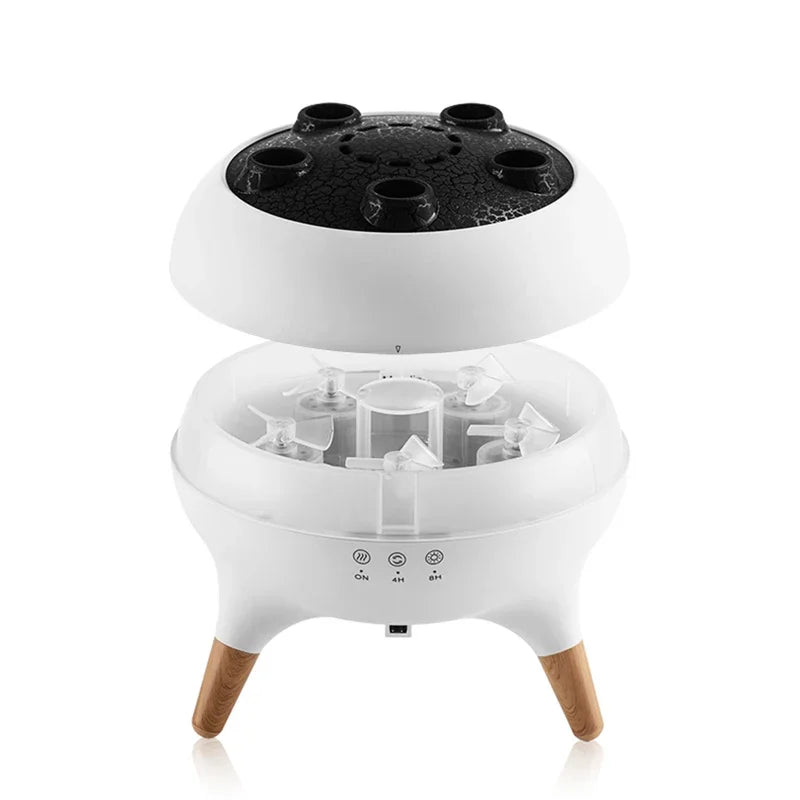 Dynamic Jellyfish Aroma Air Diffuser Essential Oil Vaporiser 250ml Remote Control With 7 Night Lights