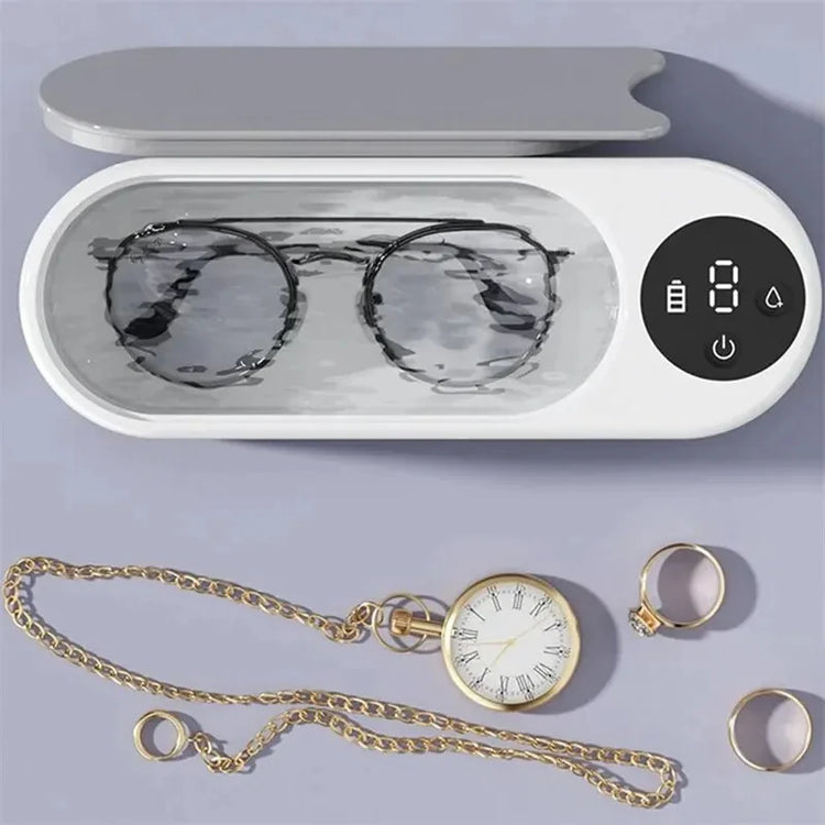 Ultrasonic Jewellery Cleaner Glasses Rings Watches Vibrating Cleaning Machine