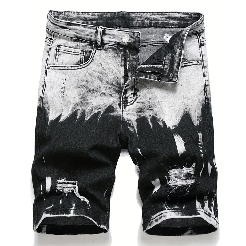 Jorts Slim Stretch Men's Denim Jeans Shorts