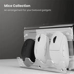 Keyboard Mouse Desk Tidy Organiser 3-Tier Stand Computer Storage