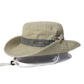 Fishing Hiking Sun Wide Brim Bucket Hat Cotton Outdoor Safari Style