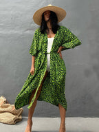 Kimono Beach Wrap Bikini Swimwear Cover Up Oversized Resort Wear Sarong