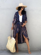 Kimono Beach Wrap Bikini Swimwear Cover Up Oversized Resort Wear Sarong