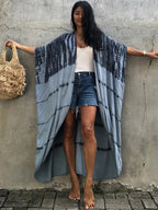 Kimono Beach Wrap Bikini Swimwear Cover Up Oversized Resort Wear Sarong