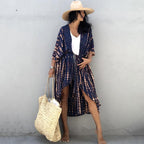 Kimono Beach Wrap Bikini Swimwear Cover Up Oversized Resort Wear Sarong