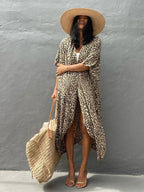 Kimono Beach Wrap Bikini Swimwear Cover Up Oversized Resort Wear Sarong