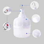 LED Lamp Bulbs Outdoor USB Rechargeable Lights Portable