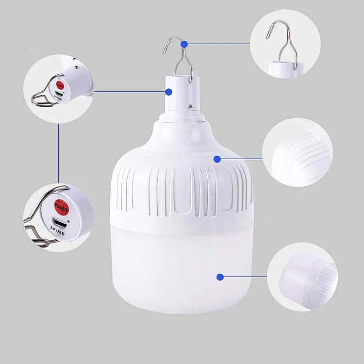 LED Lamp Bulbs Outdoor USB Rechargeable Lights Portable