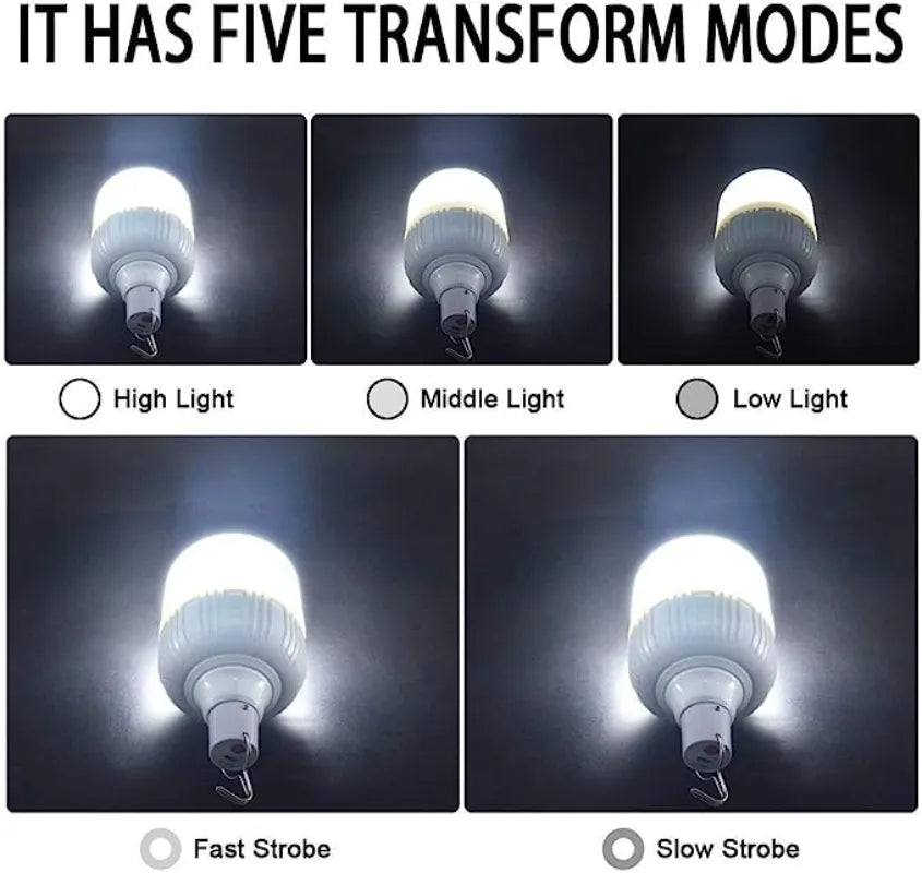 LED Lamp Bulbs Outdoor USB Rechargeable Lights Portable