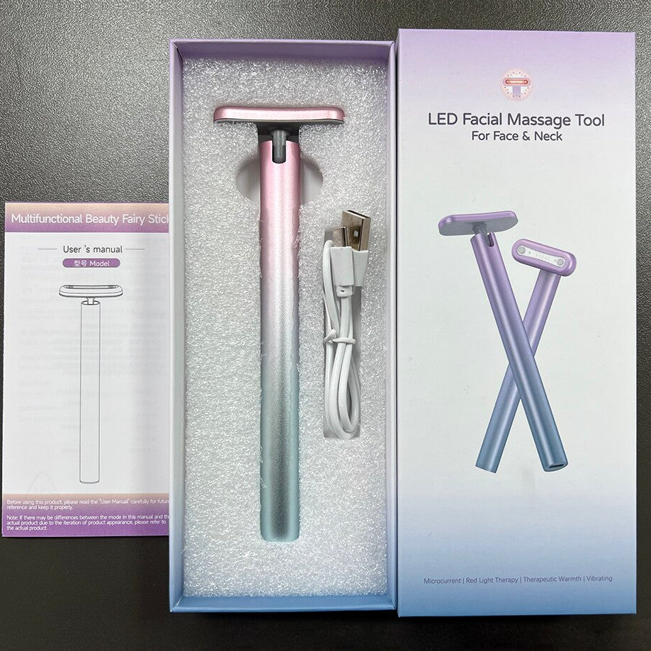 LED Red Light Therapy Wand Skin Care Tightening Face Tool