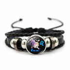 Star Signs Energy Bracelet Zodiac Good Luck Horoscope Women Men Bangle