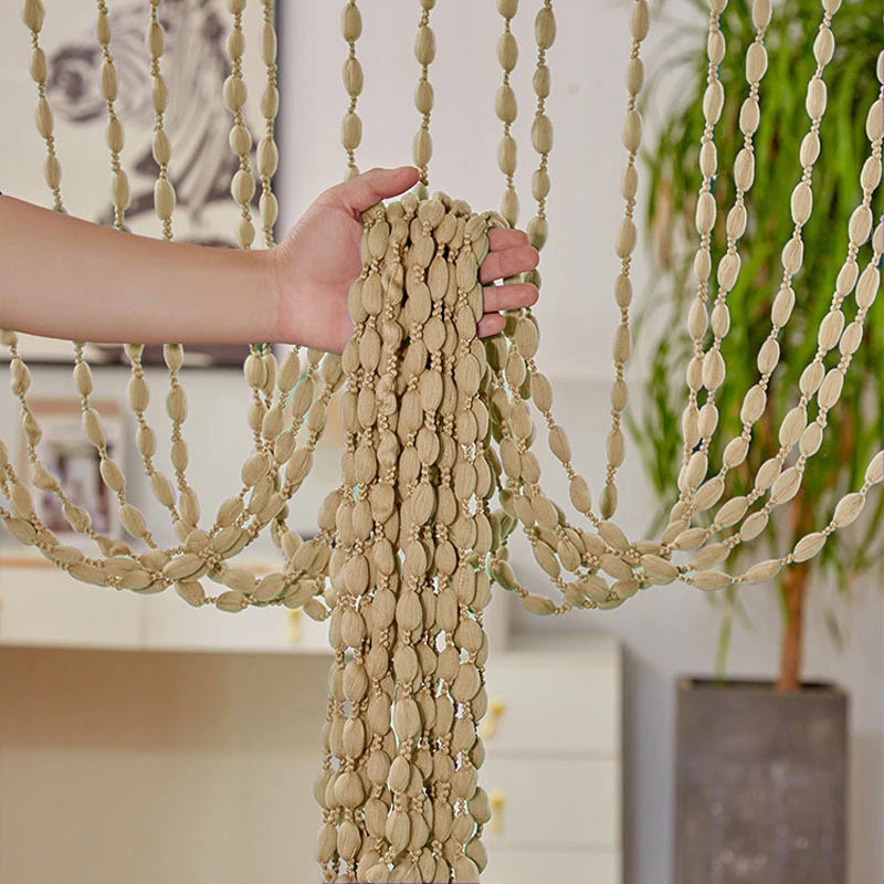 Lantern Tassel Door Beaded Curtain Decoration Room Divider