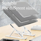 Portable Laptop Stand Ergonomic Notebook Holder Collapsible Adjustable