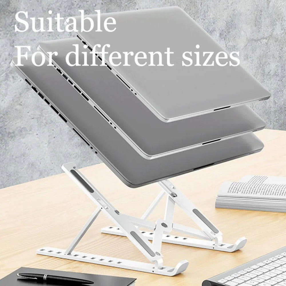 Portable Laptop Stand Ergonomic Notebook Holder Collapsible Adjustable