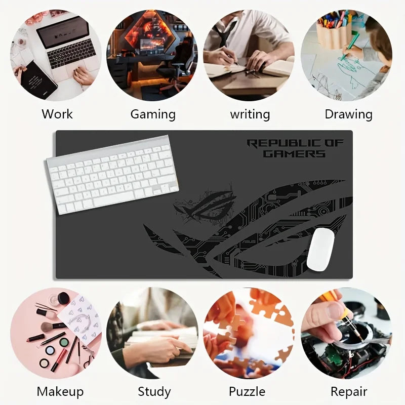 Large Gaming Mouse Pad ROG Design