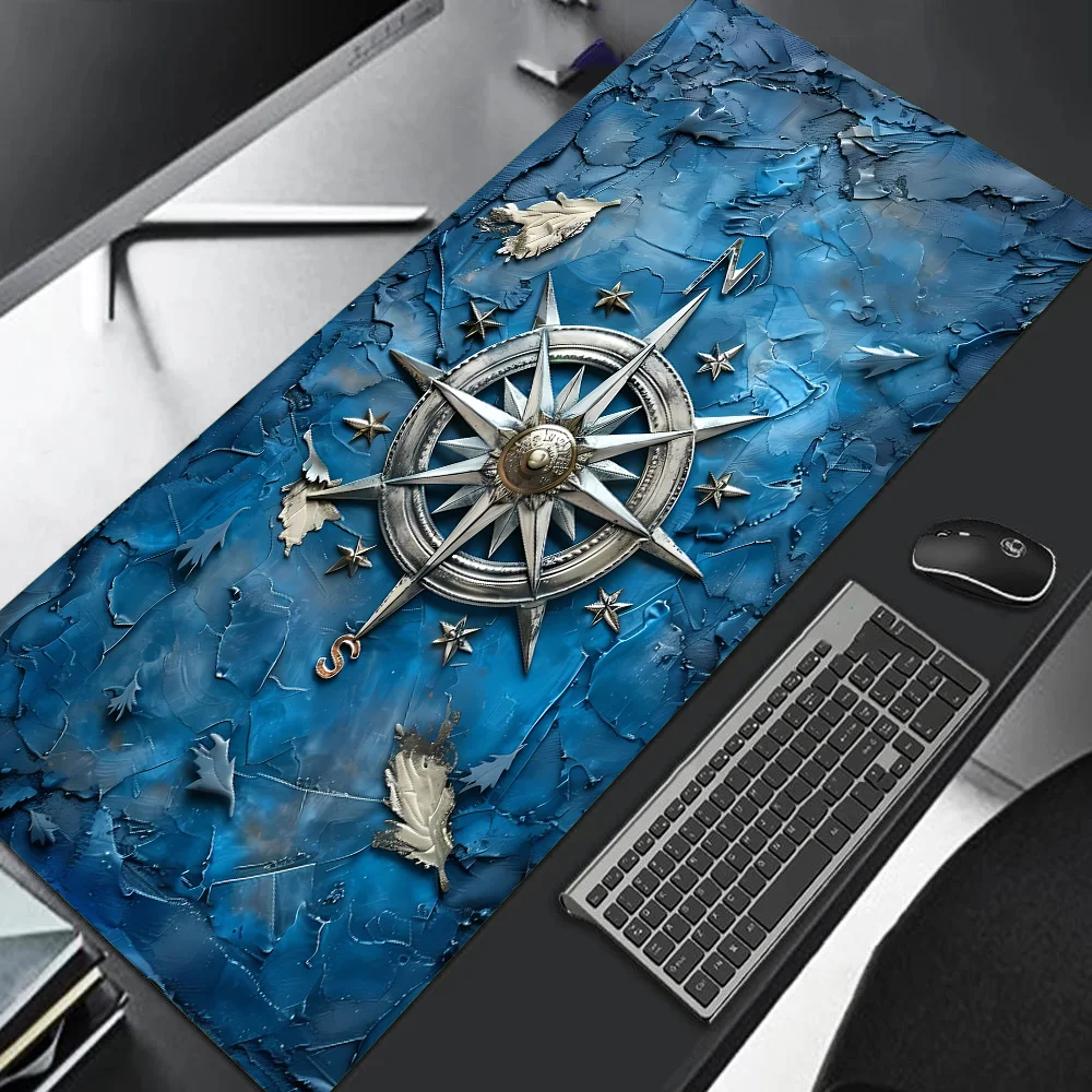Large Vintage Steampunk Compass Mouse Pad
