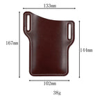 Men's Phone Case Holster Cellphone Leather Belt Loop Pouch