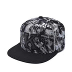 Hip Hop Embroidered Flat Brim Cap