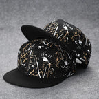 Hip Hop Embroidered Flat Brim Cap