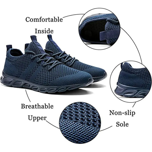 Lightweight Sneakers Breathable Air Mesh Shock-Resistant Running Shoes-Keep Melbourne Marvellous Official Store