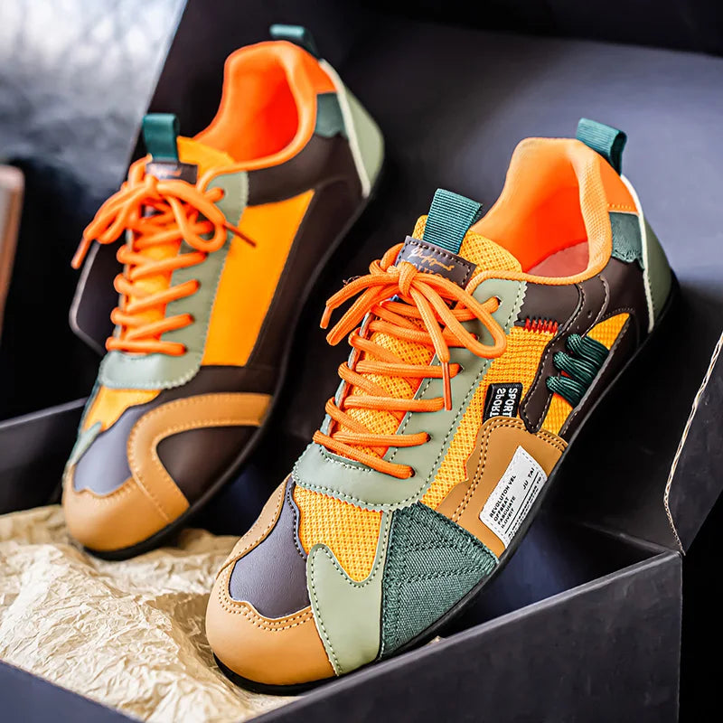 Lightweight Sports Street Casual Patchwork Sneakers