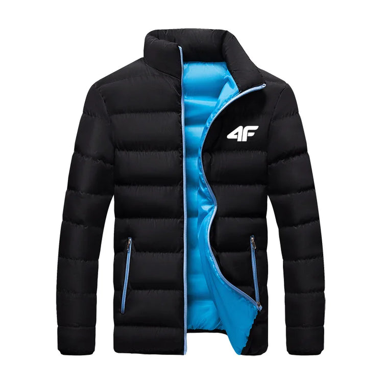 Long-Sleeve Puffer Jacket Smart-Cut and Zipper Pockets-Keep Melbourne Marvellous Official Store