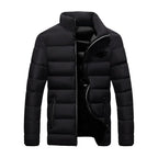 Long-Sleeve Puffer Jacket Smart-Cut and Zipper Pockets