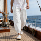 Linen Loose Fit Men's Harem Pants