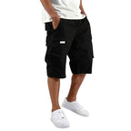 Loose Straight Cargo Shorts With Drawstring Waist