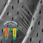 Textured fabric with 'Ice Silky Fabric' logo and text 'Smart Choice for Daily Wear' on a white background.