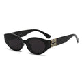 Luxury Glamour Sunglasses Oval Stylish Shades UV400