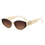 Luxury Glamour Sunglasses Oval Stylish Shades UV400