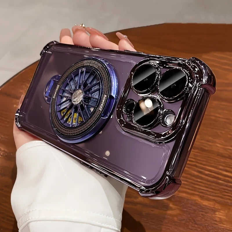 Luxury Magnetic 360° Rotating Bracket Phone Case For Samsung Galaxy