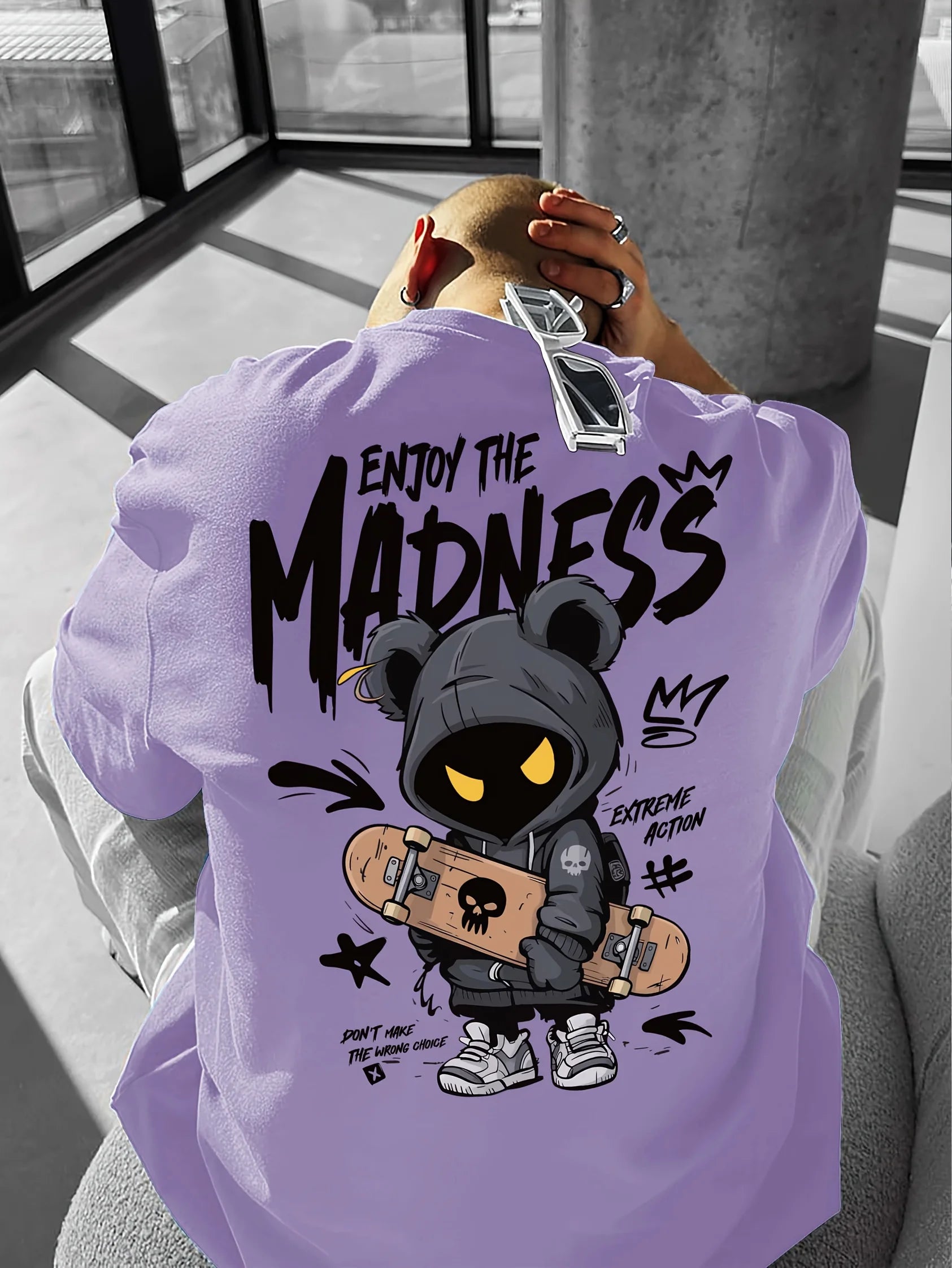 MADNESS Bougie Cartoon Streetwear T-shirt