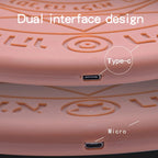 Magic Circle Qi Wireless Glowing Mobile Phone Fast Charger Charging Pad