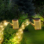 LED Fairy Lights Solar Watering Can Garden Lighting