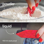 Magnetic All-In-One Flat Polygon Measuring Spoons 2pcs Set Adjustable