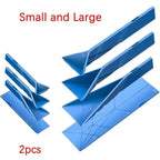 Magnetic All-In-One Flat Polygon Measuring Spoons 2pcs Set Adjustable