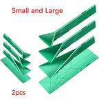 Magnetic All-In-One Flat Polygon Measuring Spoons 2pcs Set Adjustable