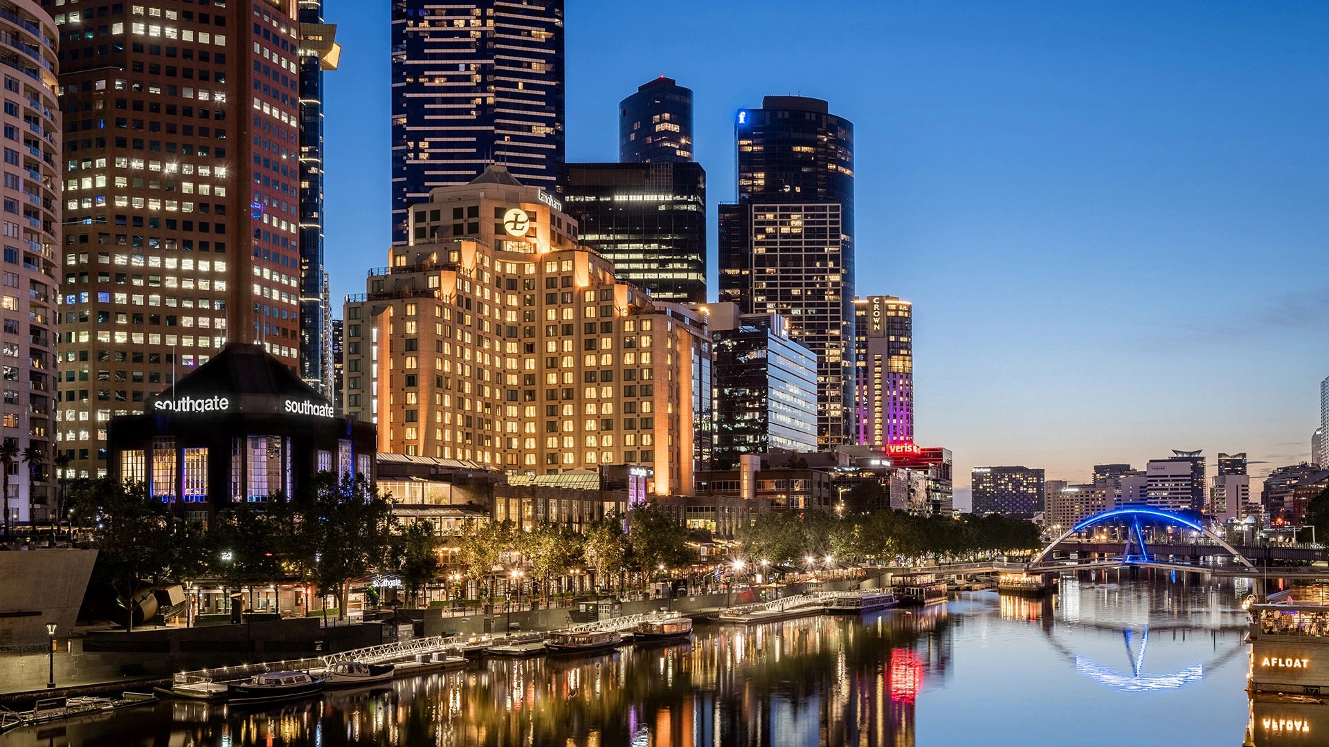 Melbourne skyline over Yarra River Keep Melbourne Marvellous Webstore