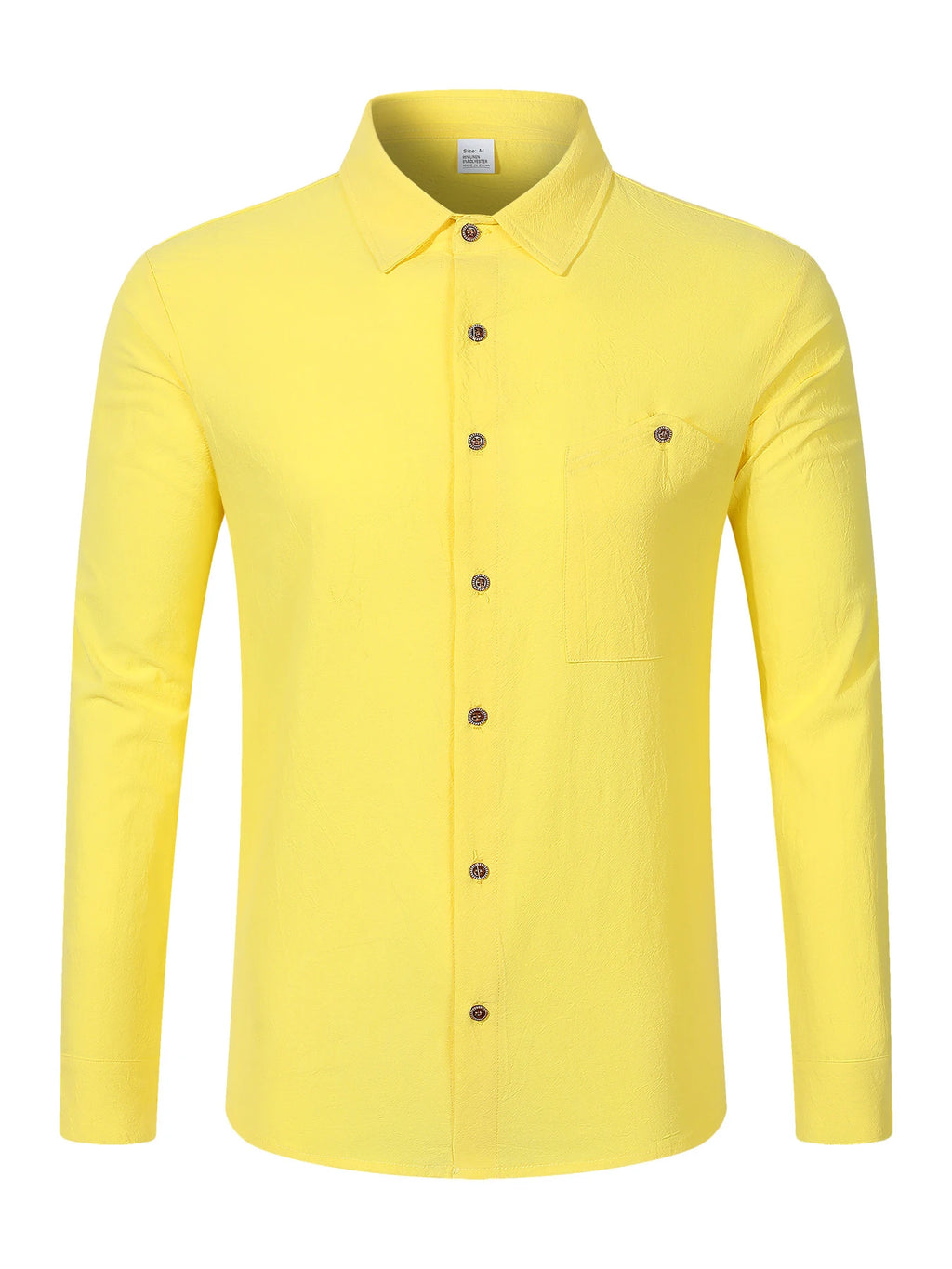 Men's Cotton and Hemp Casual Shirt