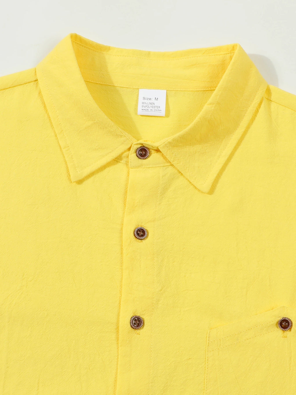 Men's Cotton and Hemp Casual Shirt