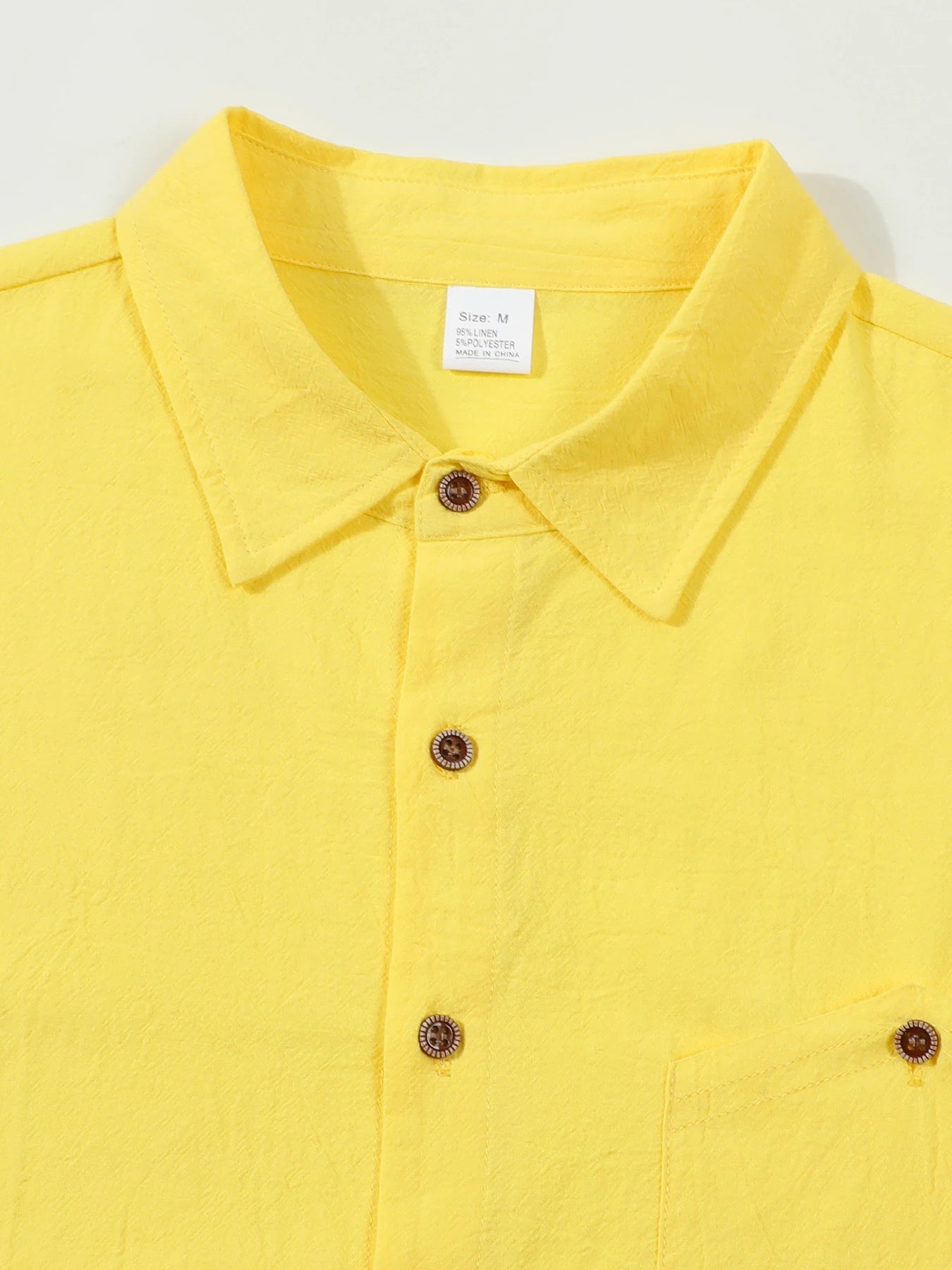 Men's Cotton and Hemp Casual Shirt
