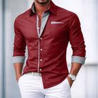 Men's Long Sleeve Shirt Smart Casual Date Night Outfit