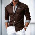 Men's Long Sleeve Shirt Smart Casual Date Night Outfit