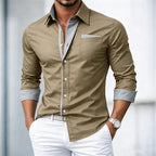 Men's Long Sleeve Shirt Smart Casual Date Night Outfit