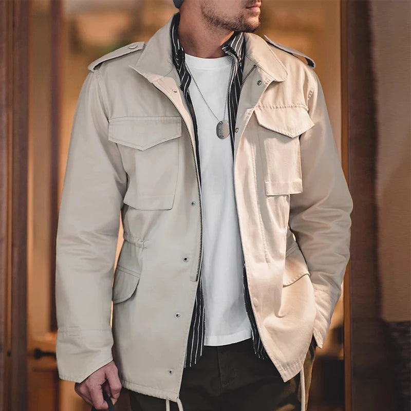 Men's Field Jacket Outwear 100% Cotton