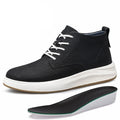 Men's High-Top Elevator Platform Shoes Height Increasing 8cm